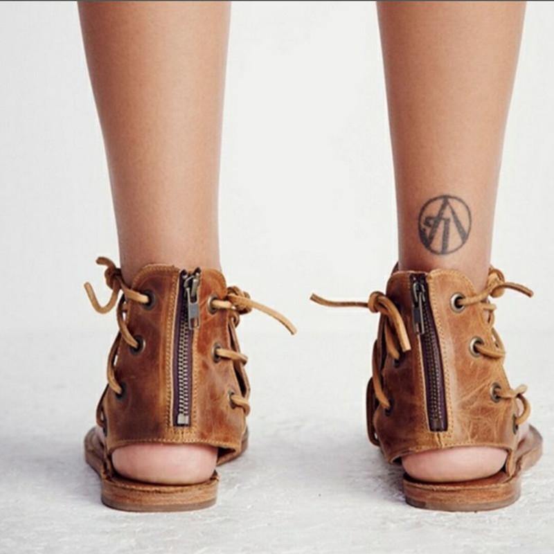 Women Summer Flip Flop Flat Sandals-STYLEGOING