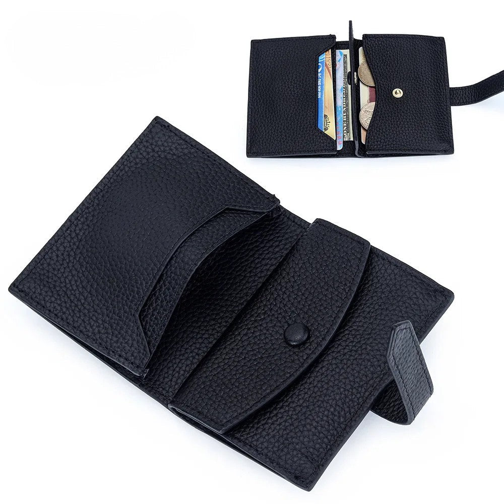 Luxury Design Genuine Leather Small Wallet