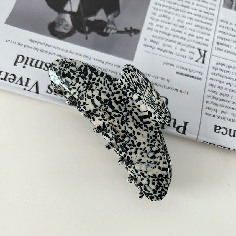 Marbled Tortoiseshell Hair Claw Clip