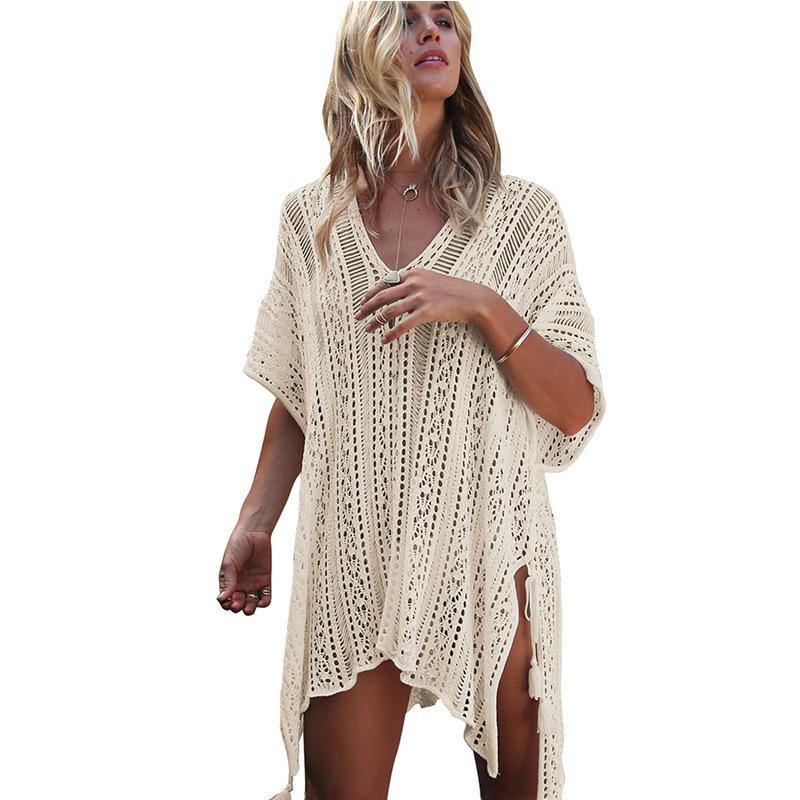 Summer Batwing Sleeves Beach Dress-STYLEGOING
