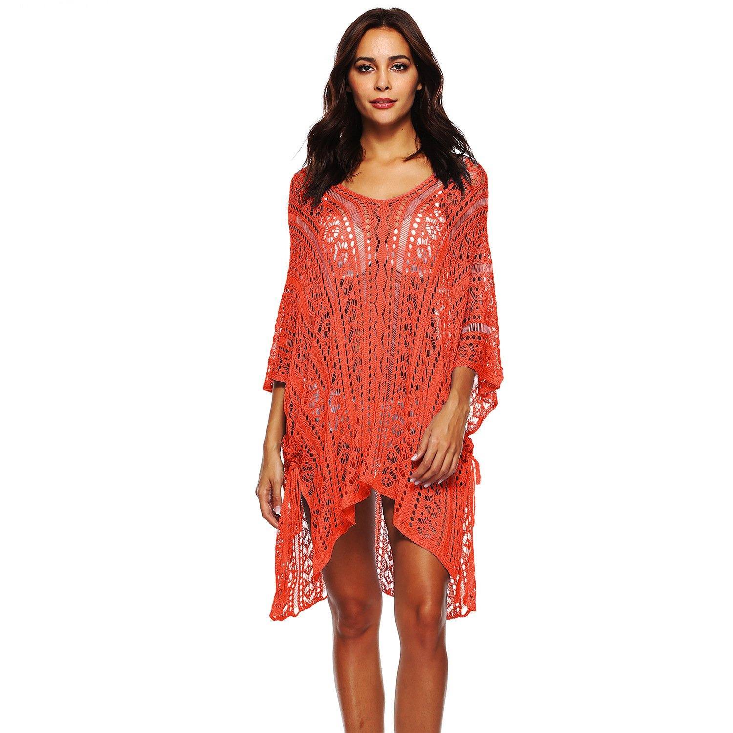 Summer Batwing Sleeves Beach Dress-STYLEGOING