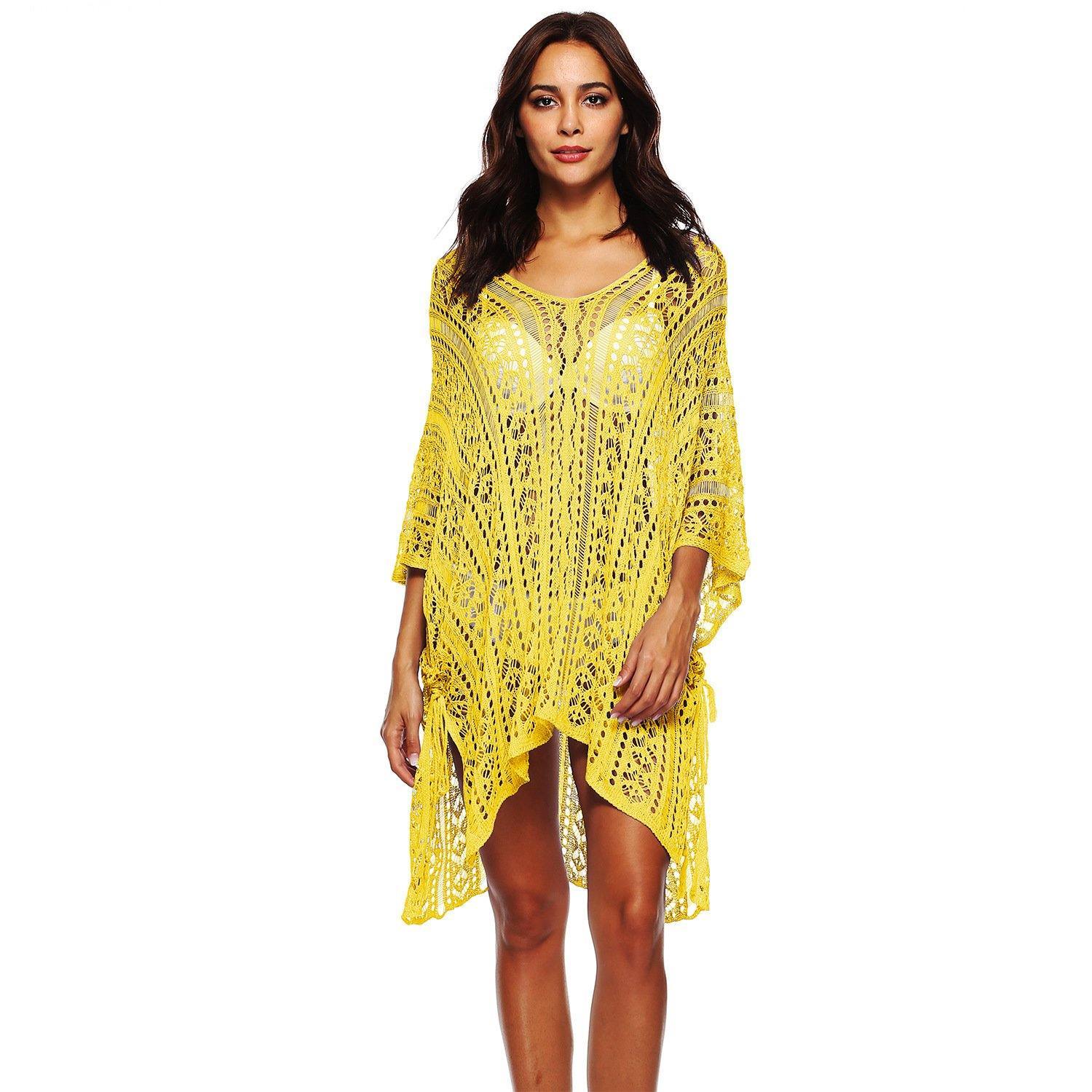 Summer Batwing Sleeves Beach Dress-STYLEGOING