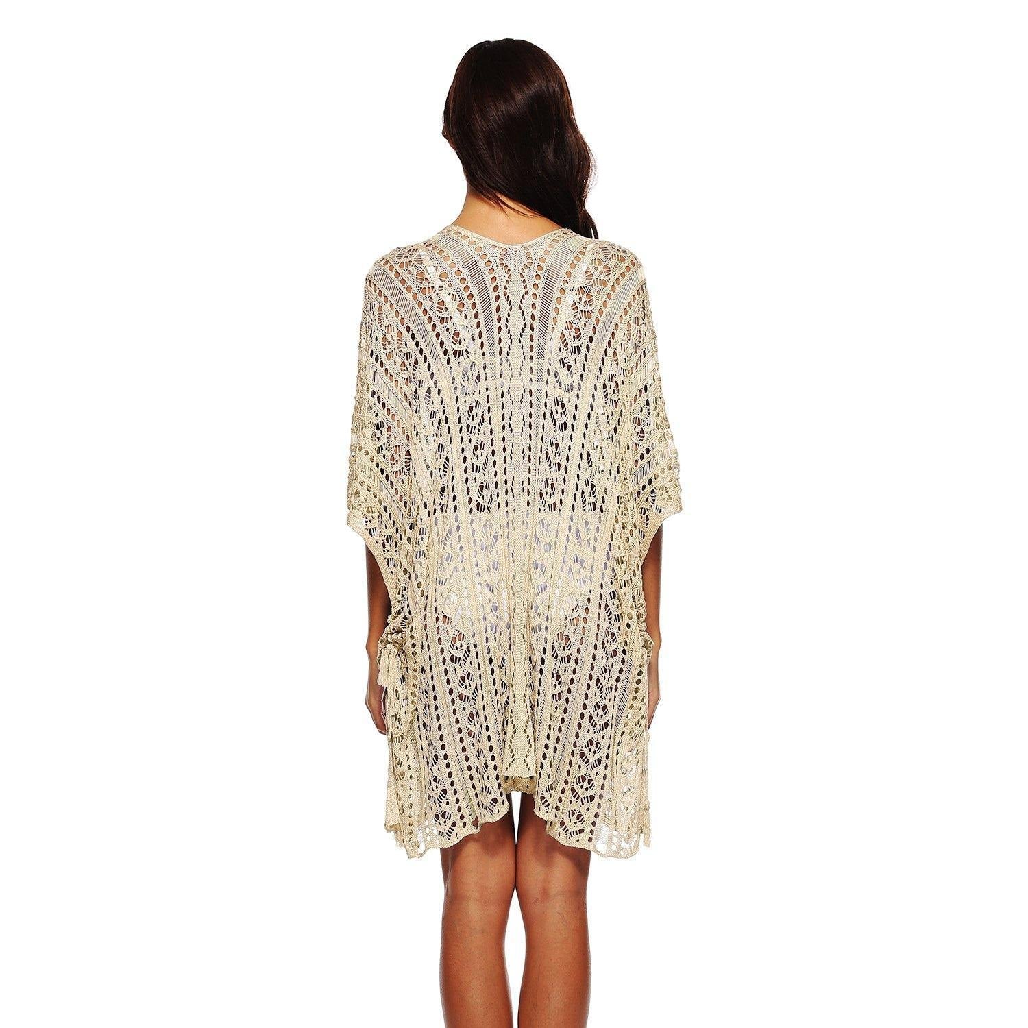 Summer Batwing Sleeves Beach Dress-STYLEGOING