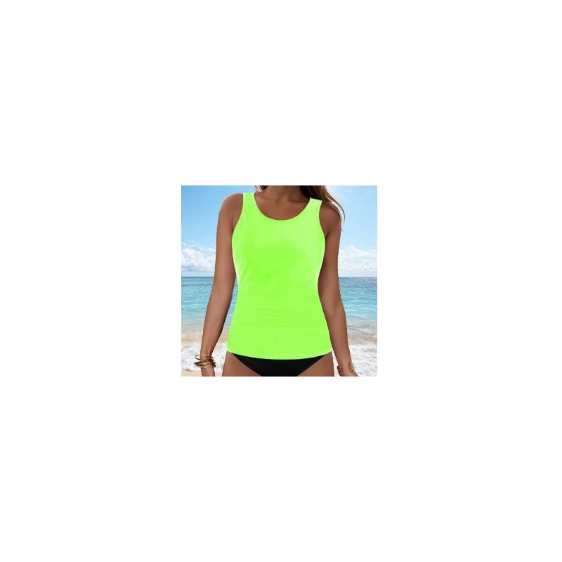 Solid Color Bikini Top For Beach And Hot Spring