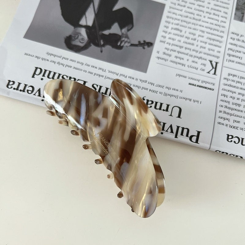 Marbled Tortoiseshell Hair Claw Clip