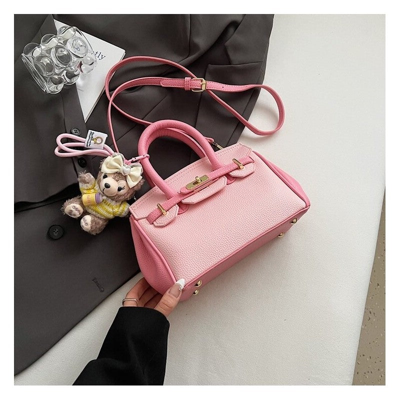 Fashion PU Crossbody Bag With Pendant