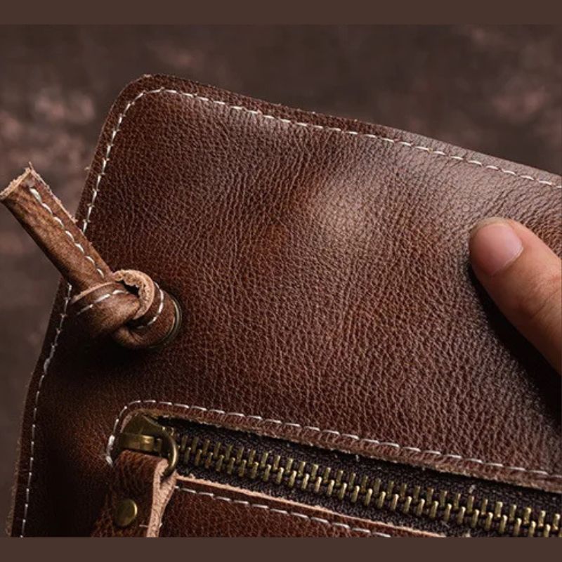 Vintage Genuine Leather Crossbody Bag for Women