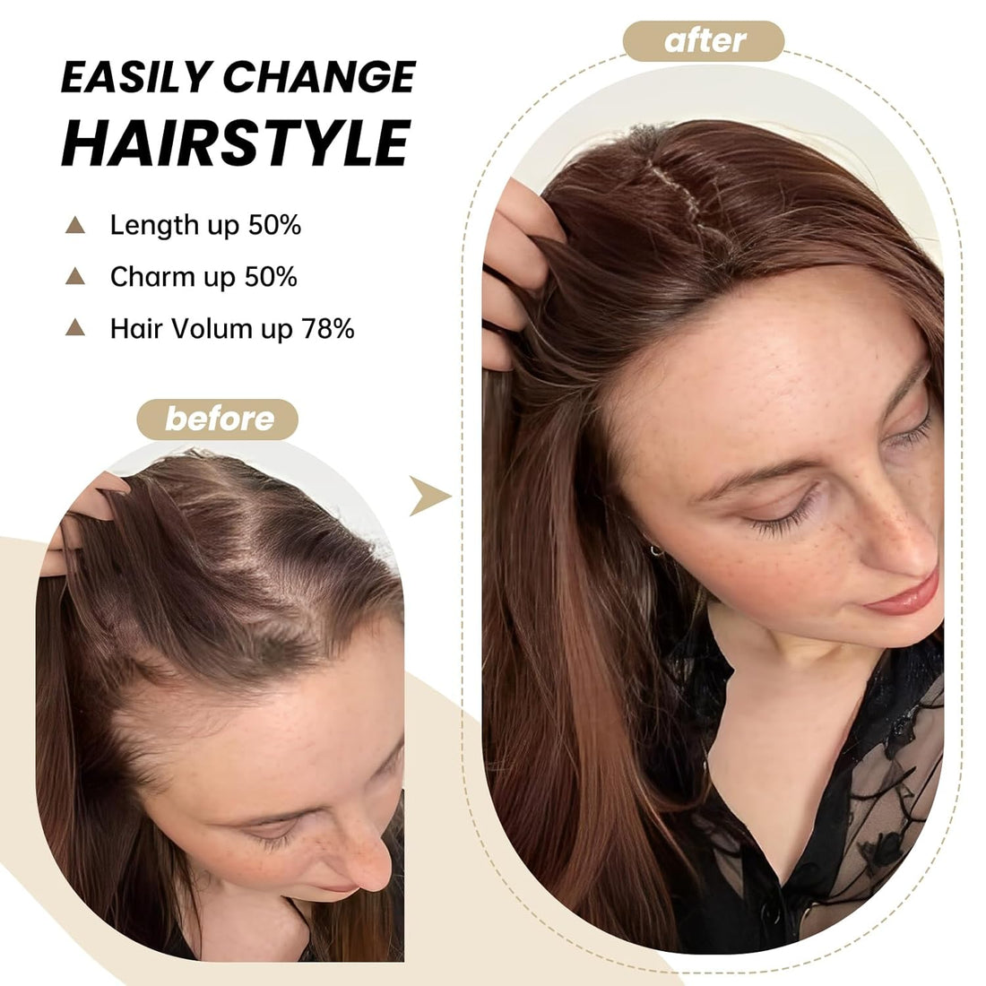 The AuraClip Hair Extension - Effortless Beauty, Instant Volume, and Full-Length Glamour + 50% OFF