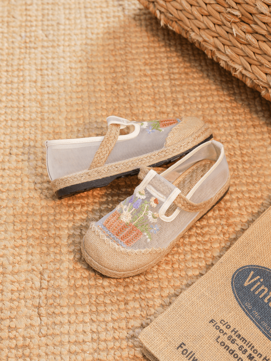 Garden Gala Embroidered Mesh Loafer