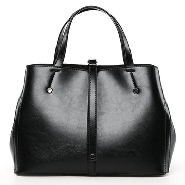 Luxury Retro Women's Hand-carrying Bag - Modern Leather Style Handbag