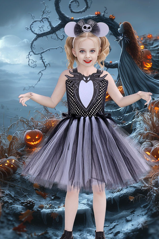 Gothic Jack Dress Kid Halloween Costume