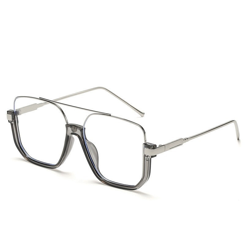 Square Frameless Bow Temple Sunglasses