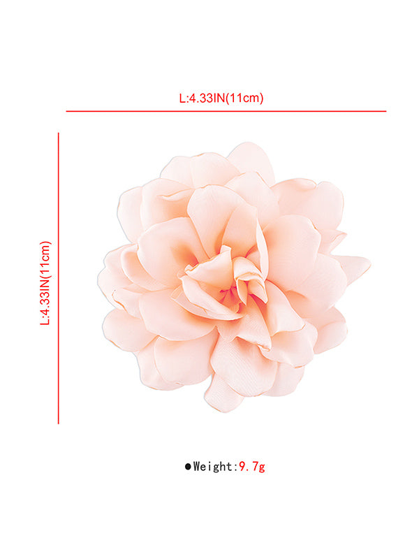 Three-Dimensional Flower Brooch Accessories