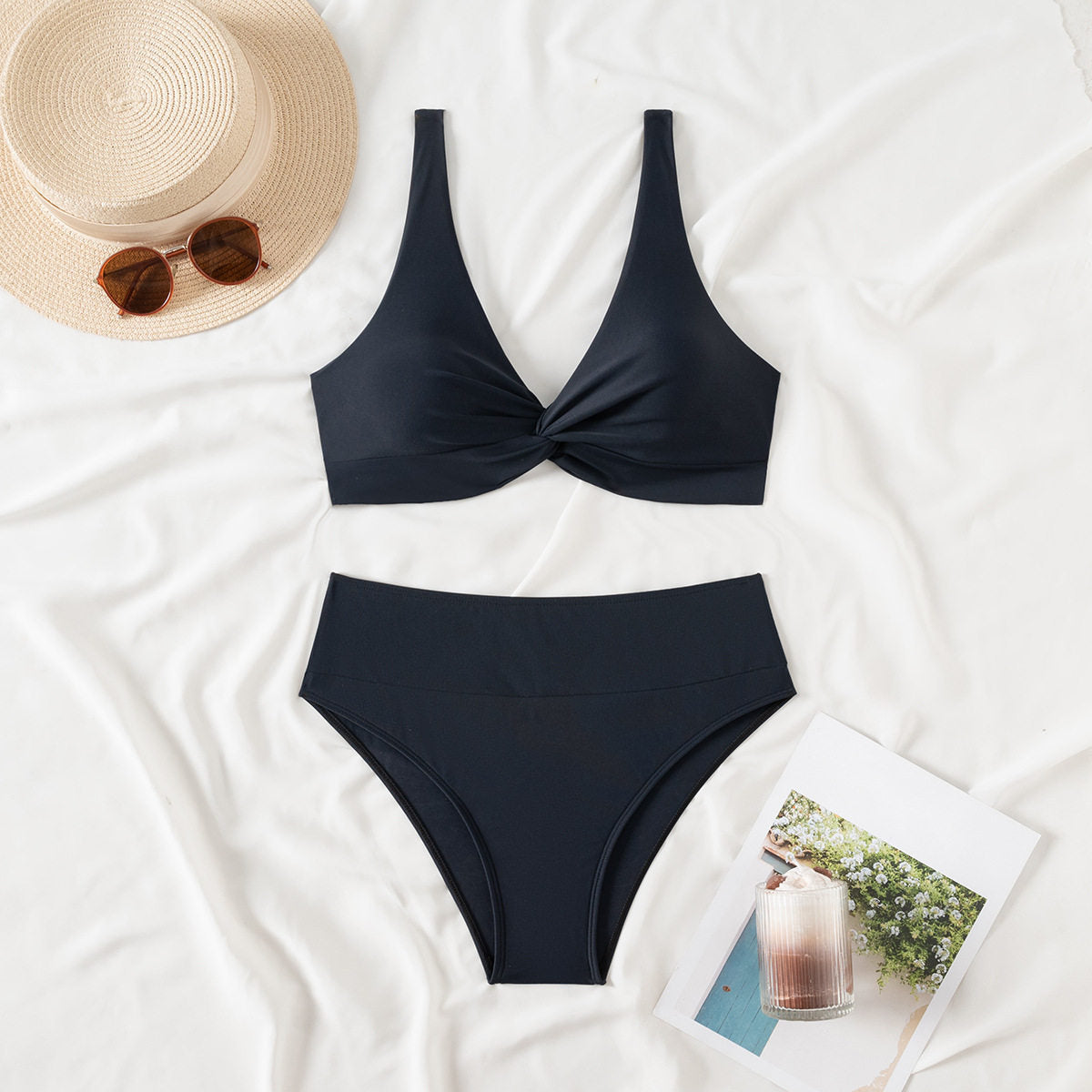 Black Bikini Women's Swimwear Amazon Export