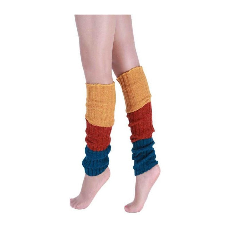 Knitted Over-The-Knee Leg Warmers In Three Colors