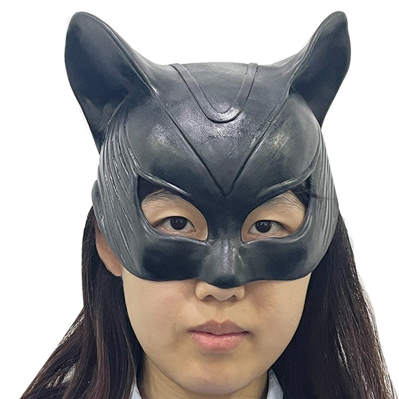 Party Catwoman Latex Half Face Mask