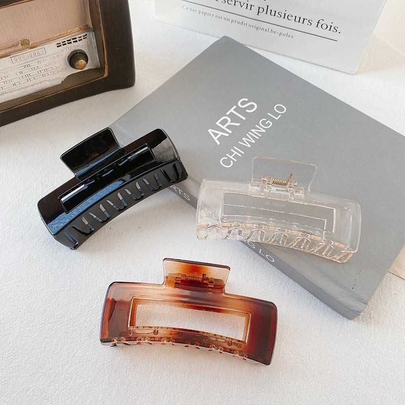 Solid Color Tie-Dye Claw Clip