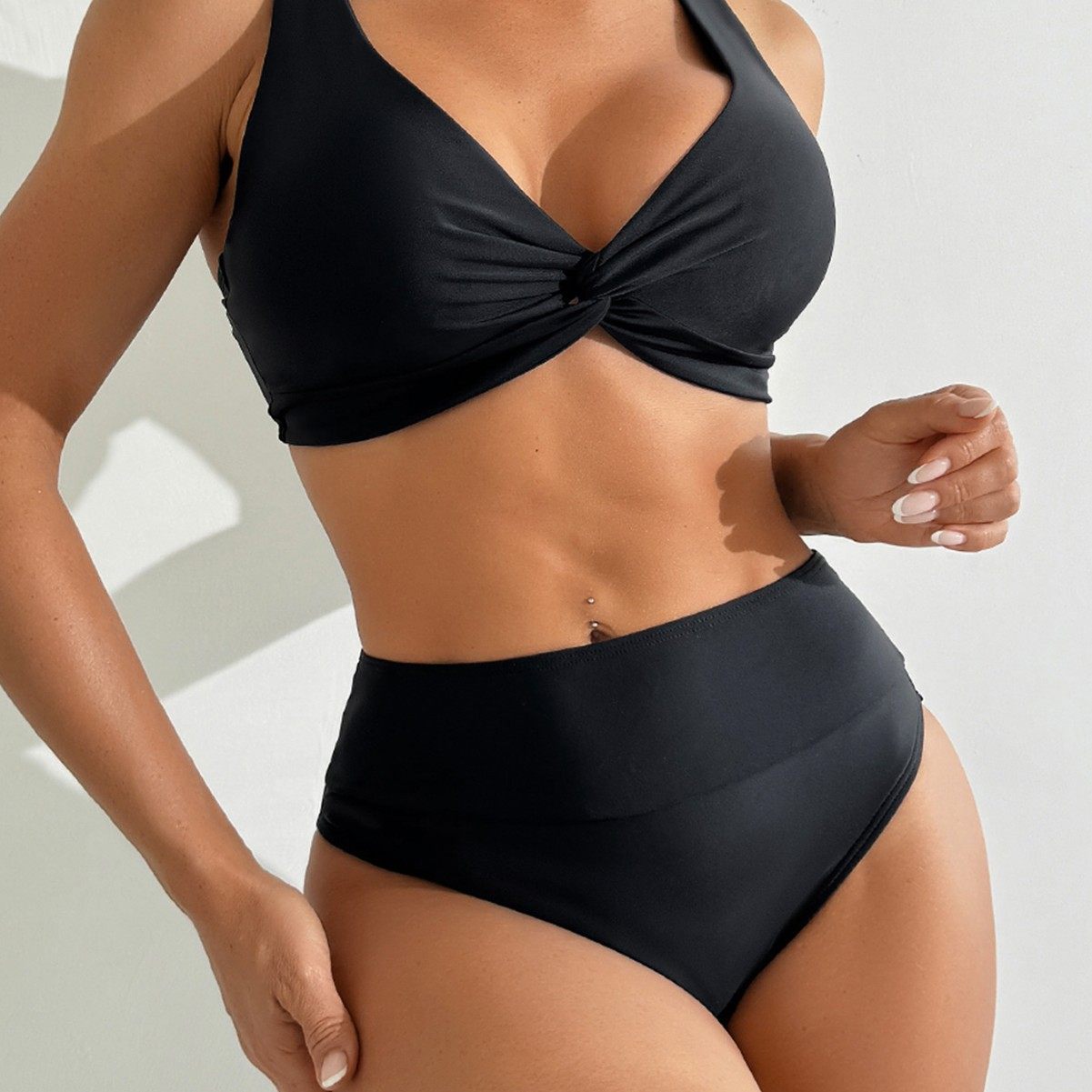 Black Bikini Women's Swimwear Amazon Export