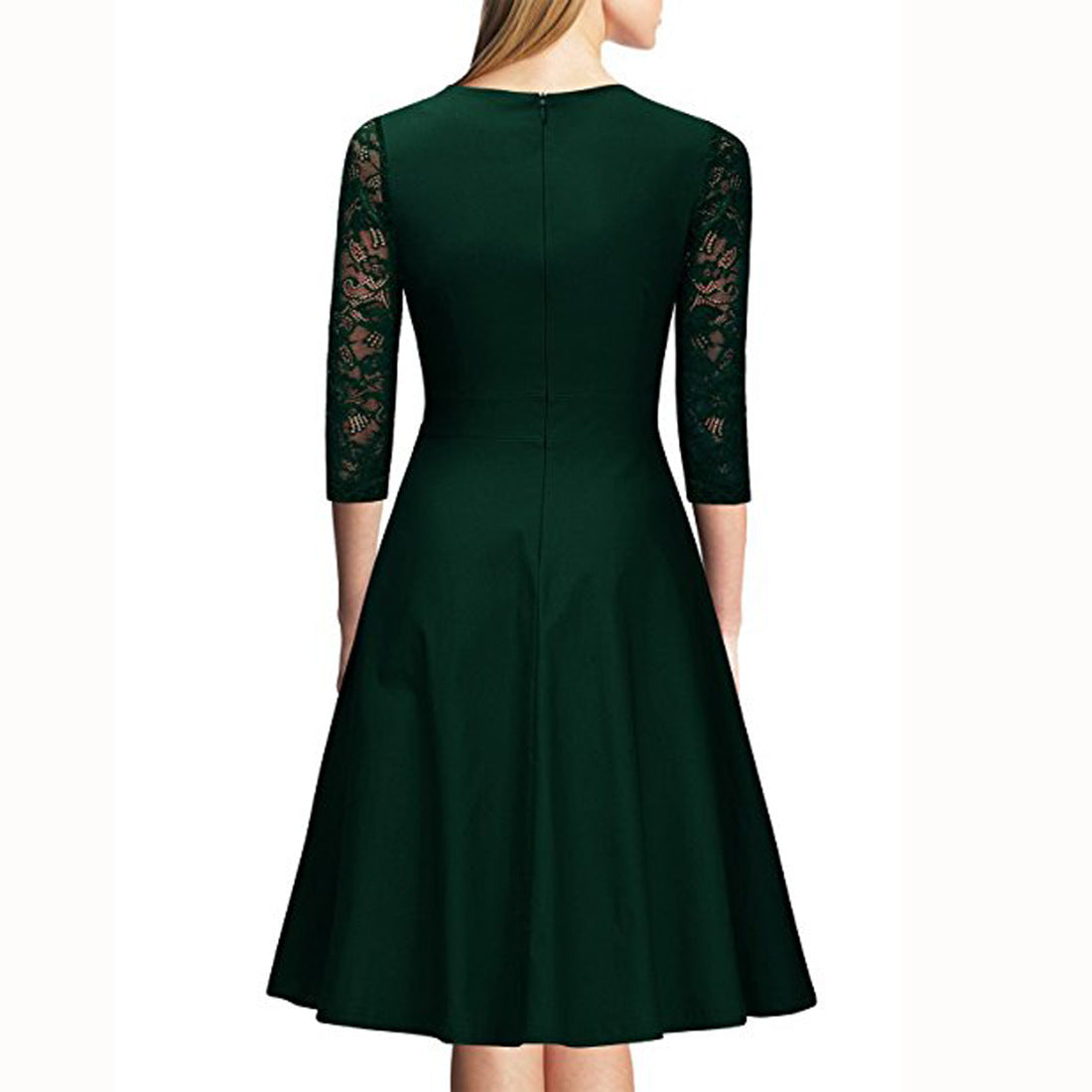 Elegant Vintage Square Neck Lace Short Dresses--Free Shipping at meselling99