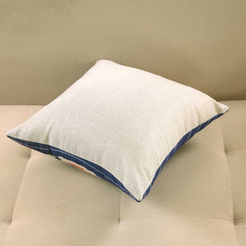 Owl Butterfly Four Seasons Linen Pillow Cover
