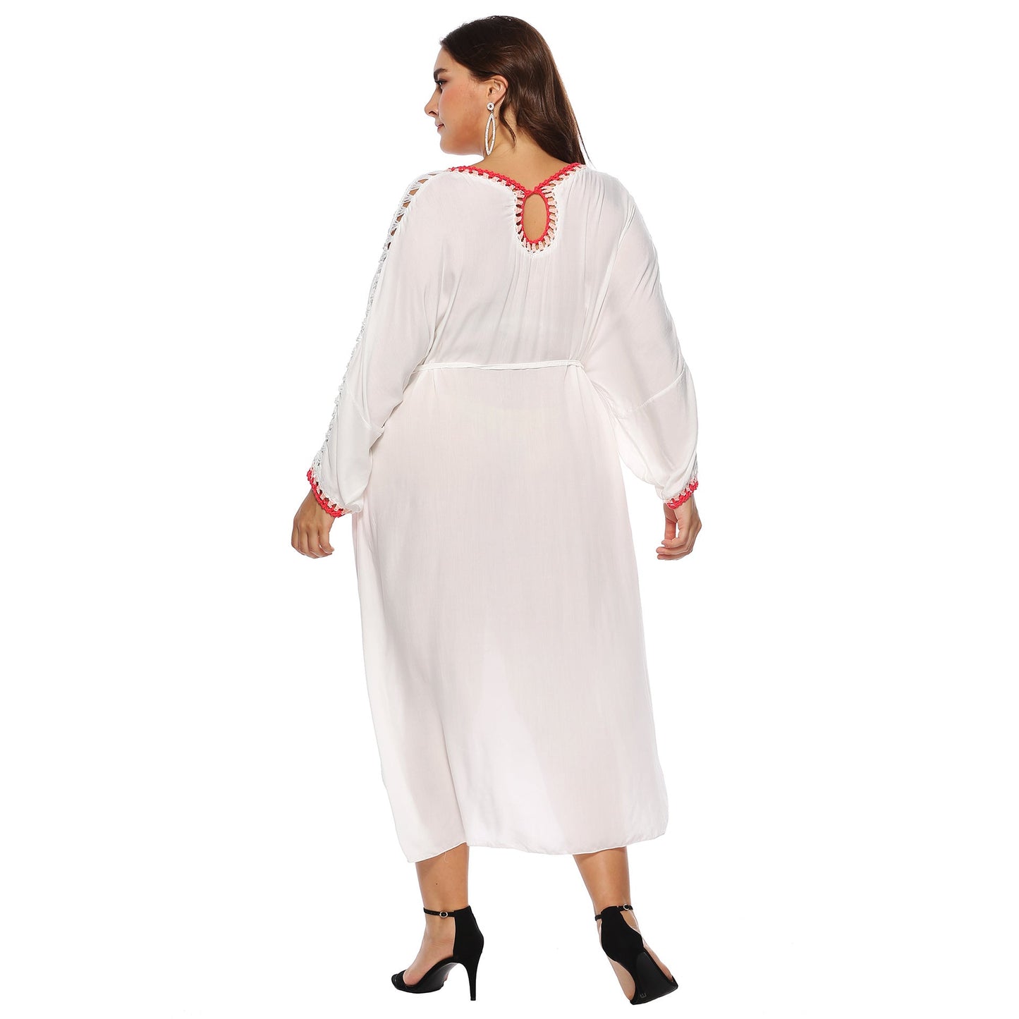 Women Irregular Plus Sizes Bikini Summer Beach Cover Ups Dresses