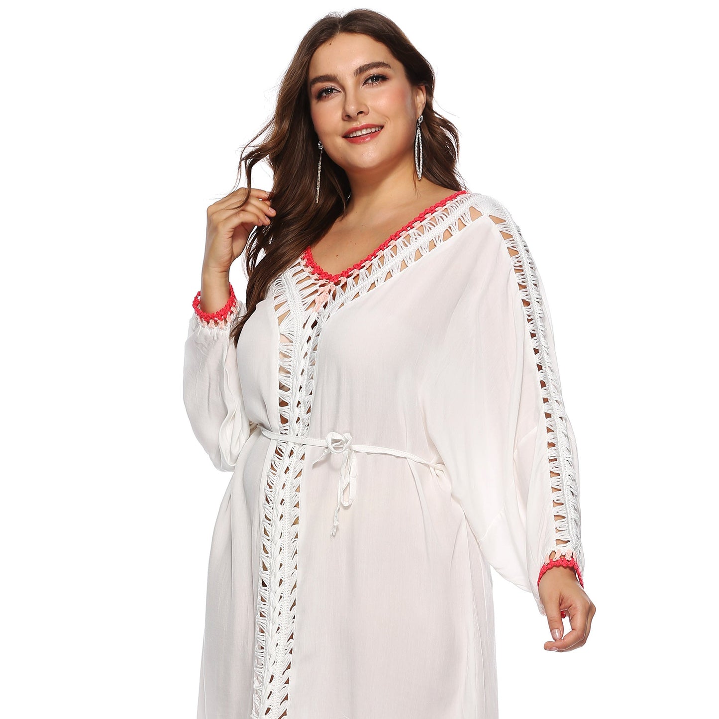 Women Irregular Plus Sizes Bikini Summer Beach Cover Ups Dresses