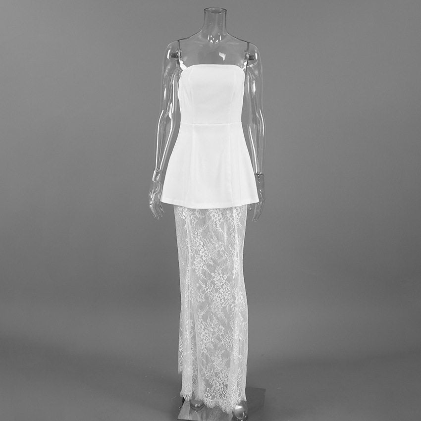 Lace Camisole And Skirt Two Piece Set
