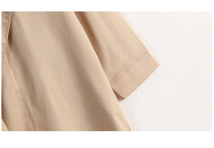 Plus Size Women's Trench Coat