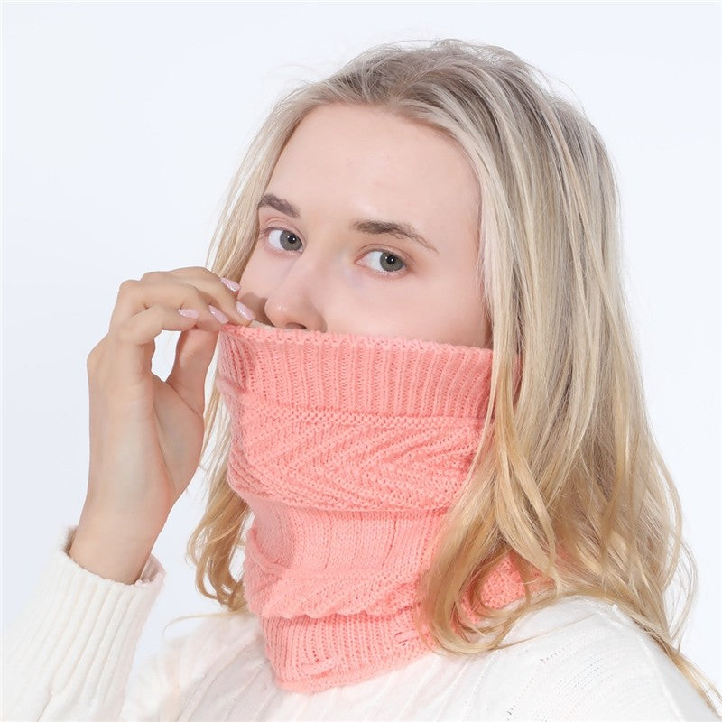 Dual Purpose Knitted Neck Warmer Beanie
