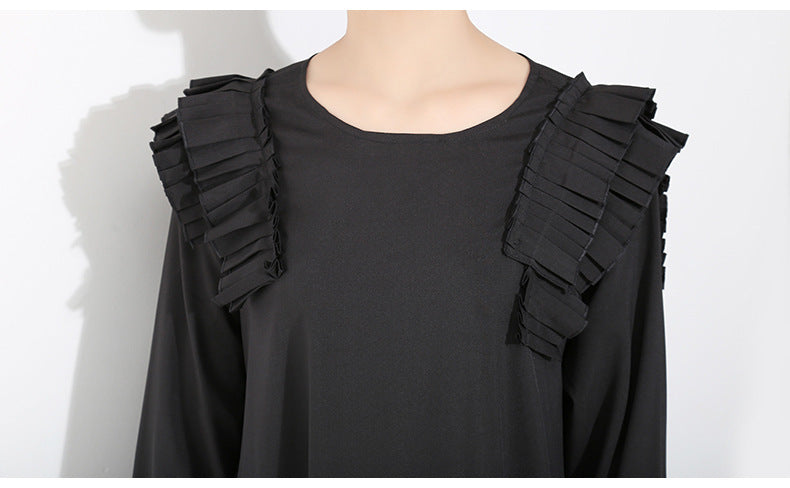 Designed Irregular Long Dresses-Dresses-Black-One Size-Free Shipping at meselling99