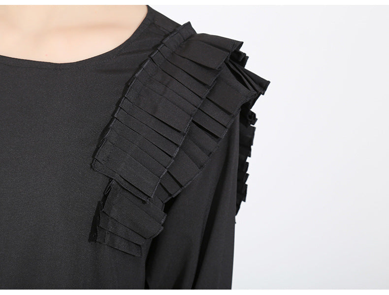 Designed Irregular Long Dresses-Dresses-Black-One Size-Free Shipping at meselling99