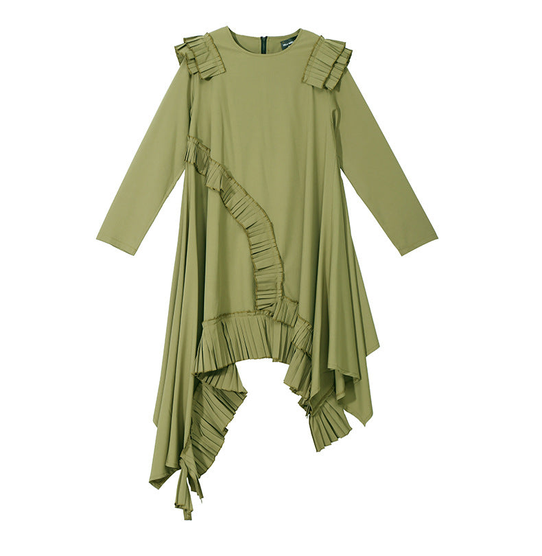 Designed Irregular Long Dresses-Dresses-Black-One Size-Free Shipping at meselling99