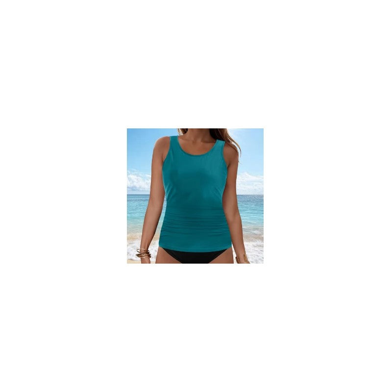 Solid Color Bikini Top For Beach And Hot Spring