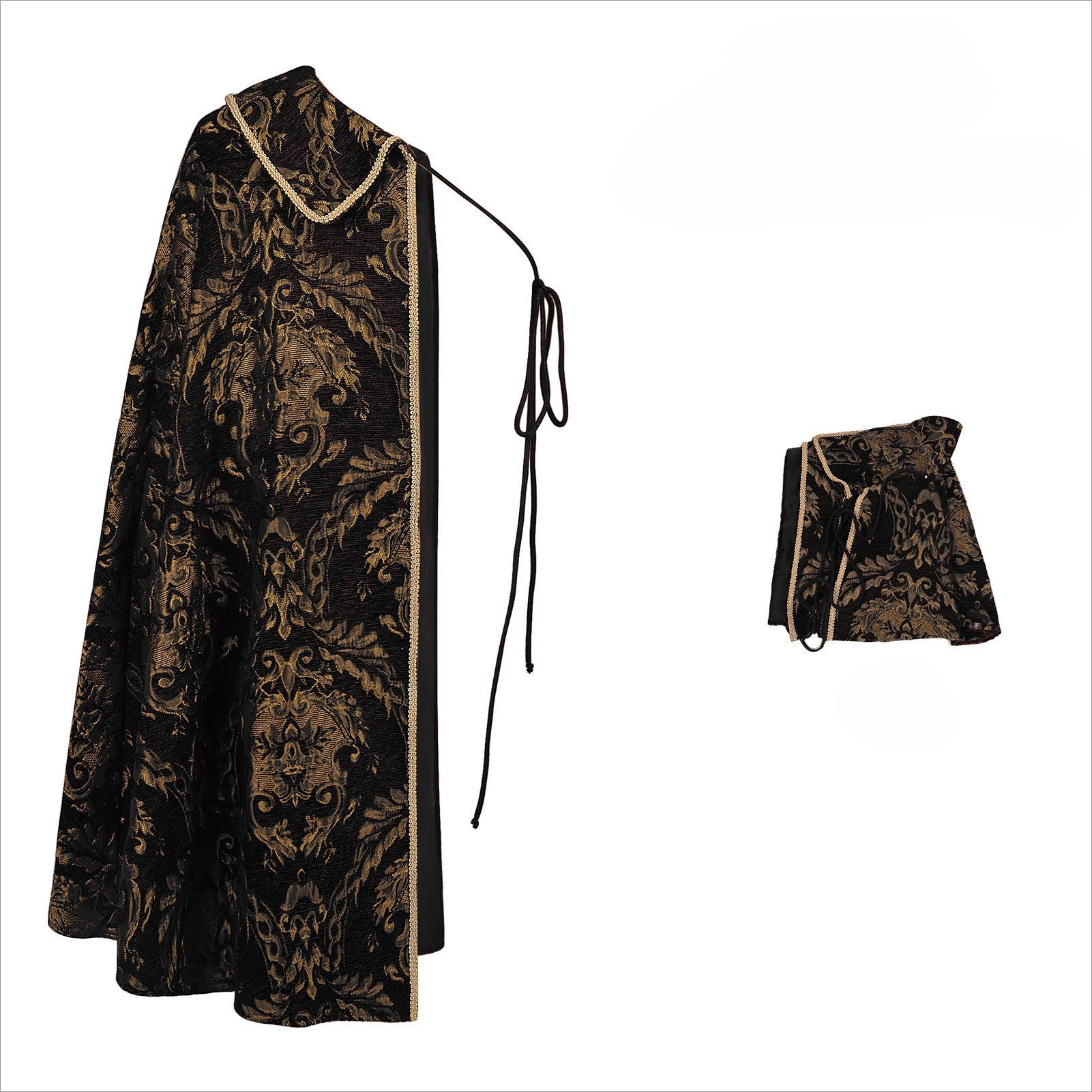 Medieval Renaissance Tudor King Costume Cloak – RenFaire Noble Cape