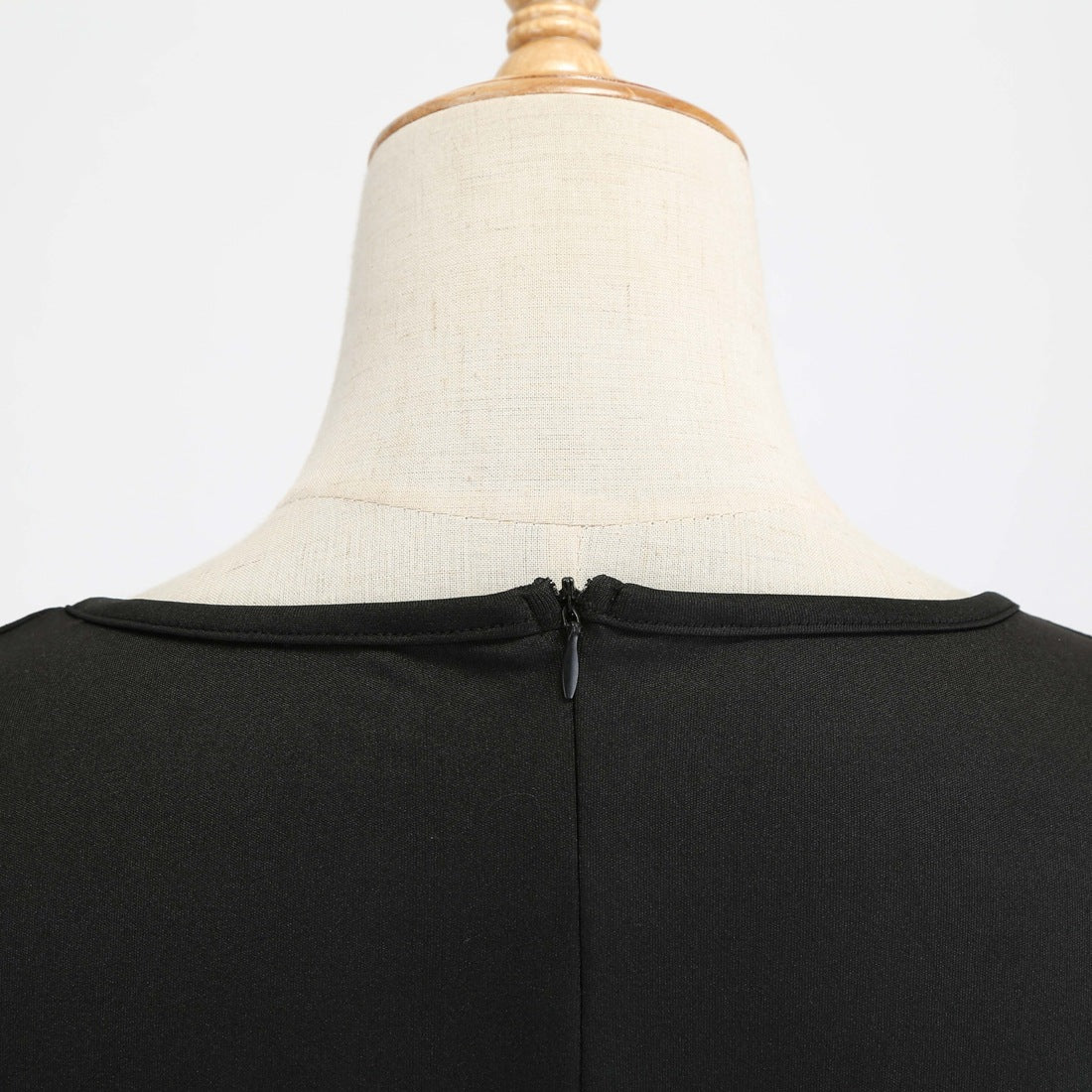 Black Christmas Women Long Sleeves Winter Vintage Dresses-Vintage Dresses-Free Shipping at meselling99