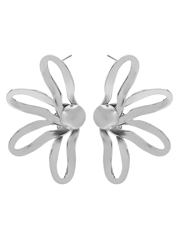 Flower Shape Drop Earrings