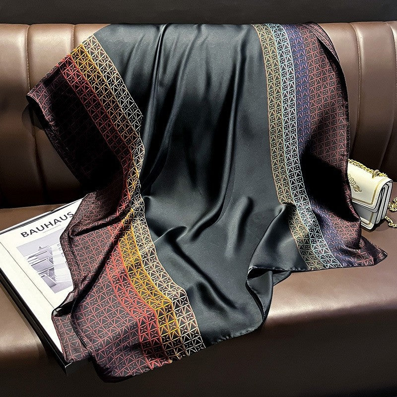Fashion Square  Print  Scarf