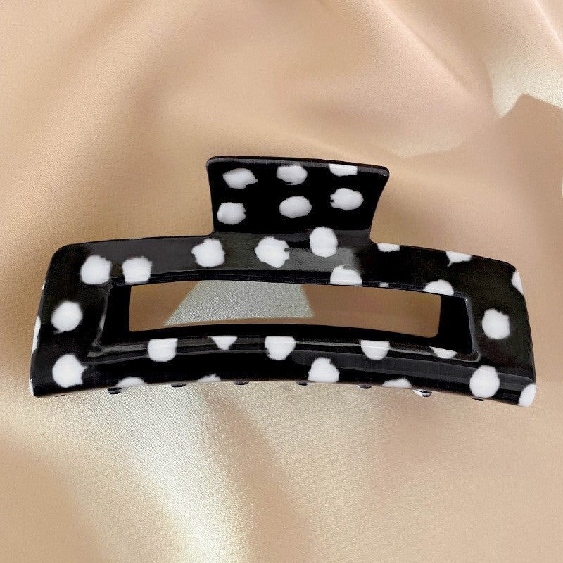 Fashion Checkerboard Houndstooth Hair Claw Clip