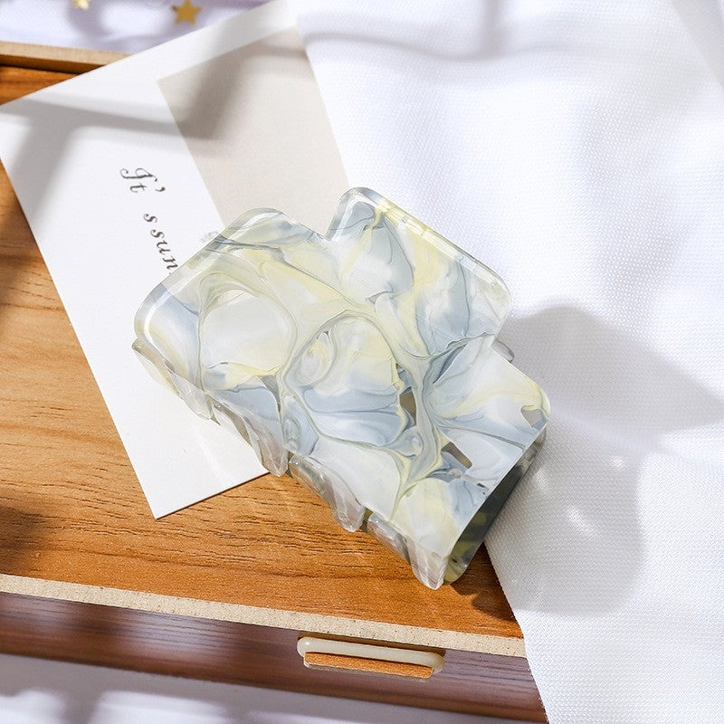 Vintage Pearlescent Acrylic Hair Claw Clip