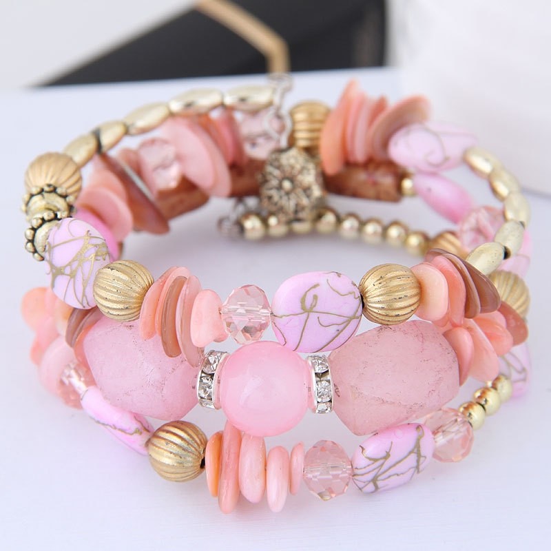 Fashion Beaded Multi-Layer Wrap Bracelet