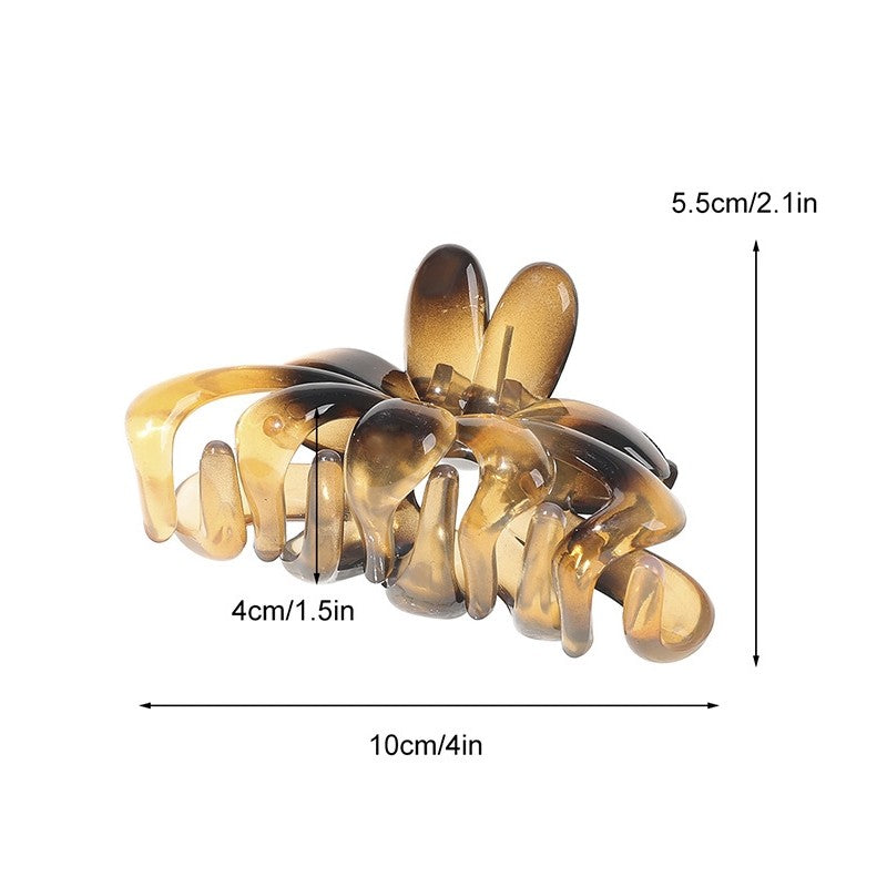 Durable Elegant Floral Hair Claw Clip