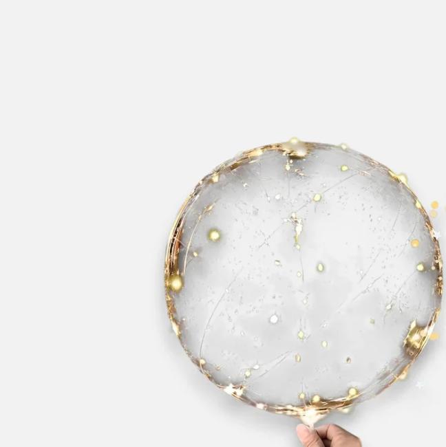 The AuraGlow LED Balloon Set - Elegant,  Centerpieces for Indoor/Outdoor Decor + 1+1 FREE