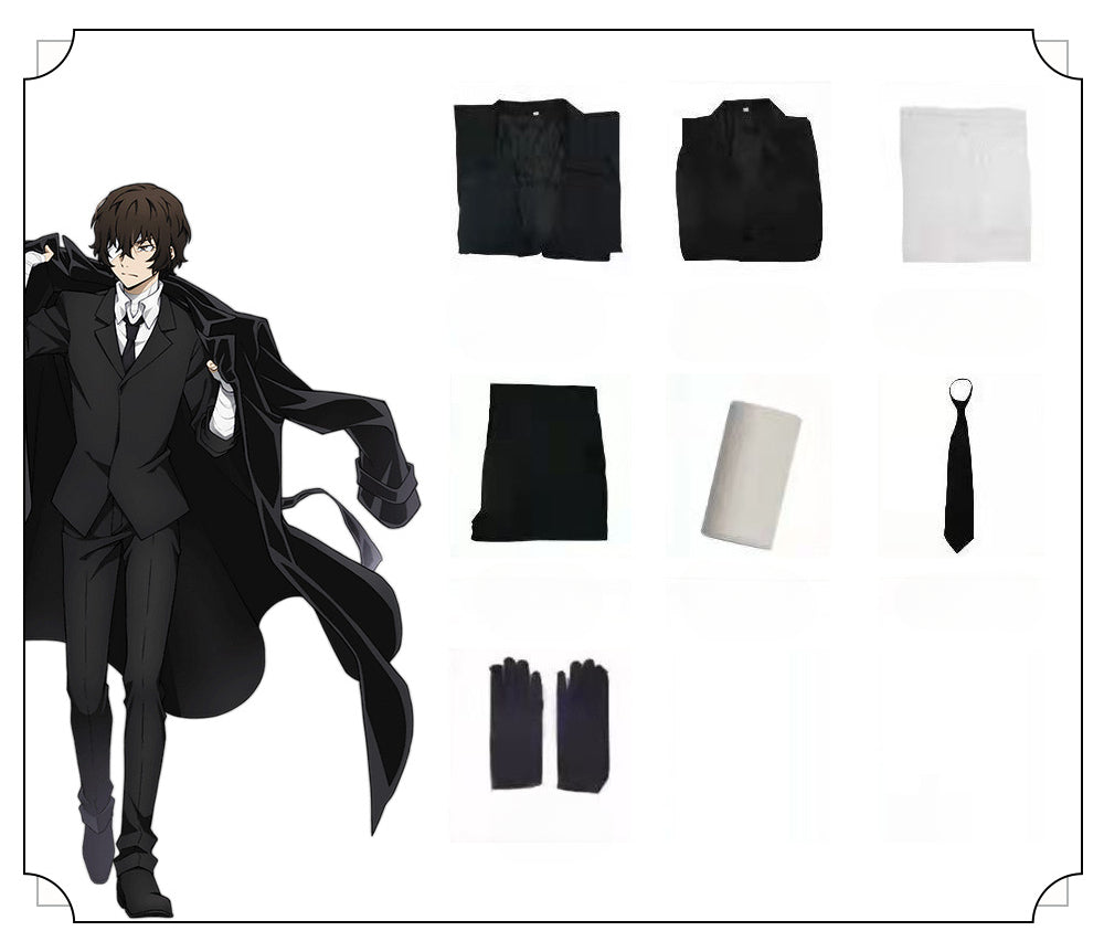 Bungo Stray Dogs Cosplay Costume – Dazai & Chuuya Outfits