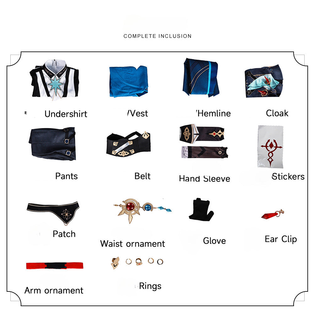 Honkai: Star Rail Anime Outfit Set Dan Heng Cosplay Costume