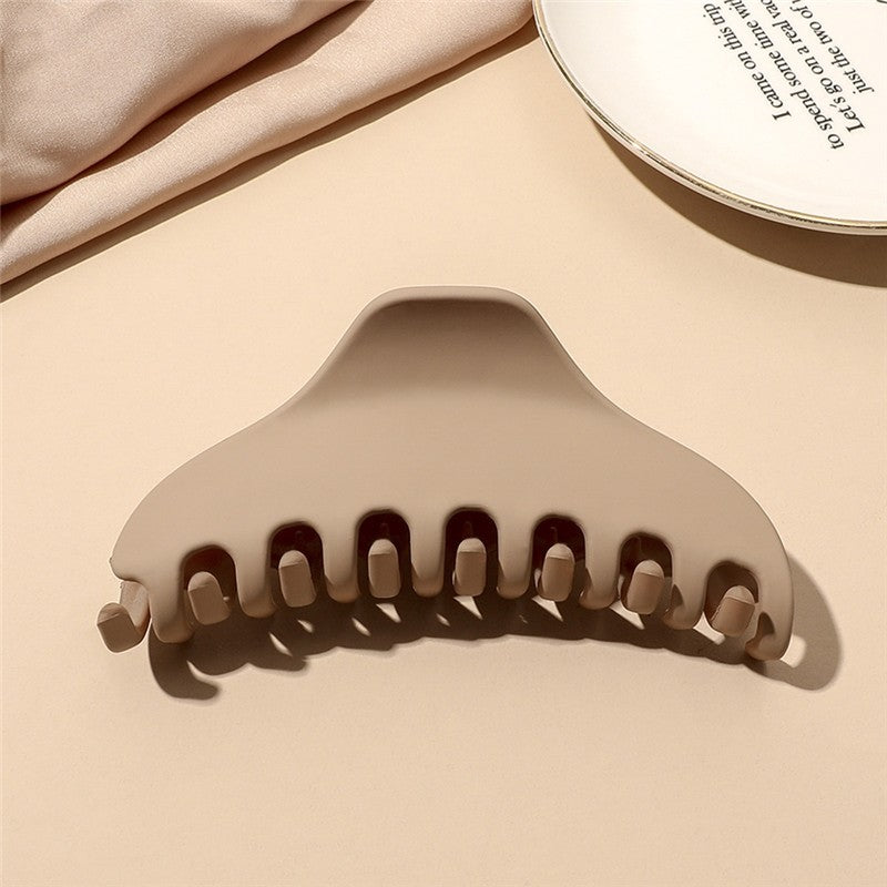 Fashion Solid Matte Hair Claw Clip