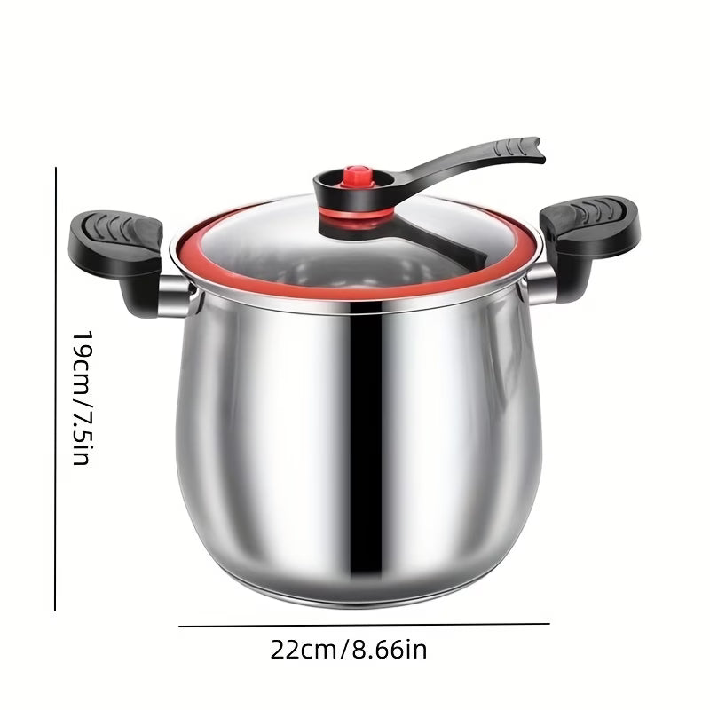 5L Uncoated Stainless Steel Micro-Pressure Cooker