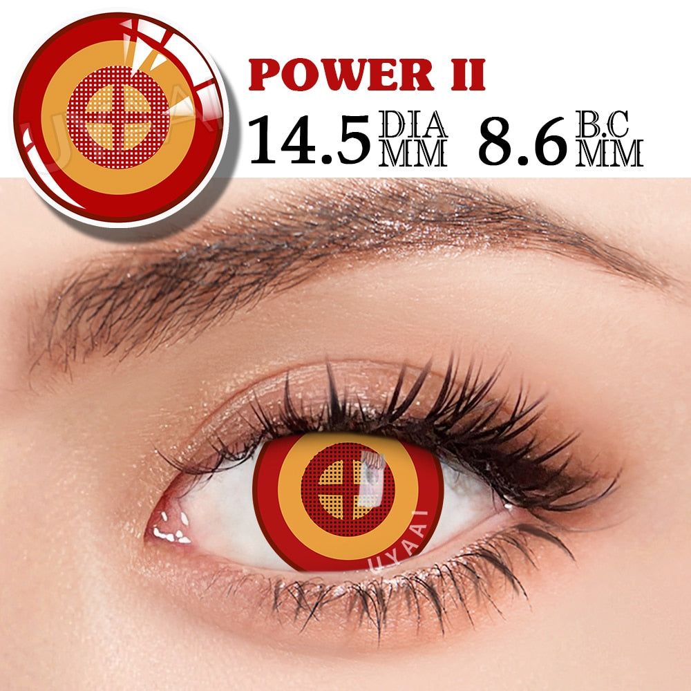 2Pcs/1Pair Anime Contact Lenses For Eyes Cosplay Color Lenses Pupils Makeup Anime Accessories Eye Contacts Cosplay Lens