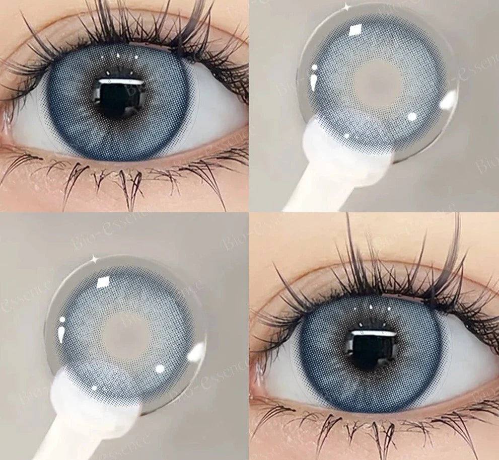 1 Pair Myopia Lenses Color Contact Lenses for Eyes Lenses With Diopters Prescription Blue Eye Lenses Green Lenses