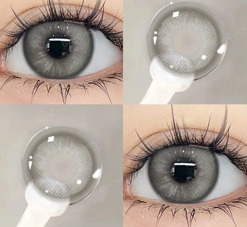 1 Pair Myopia Lenses Color Contact Lenses for Eyes Lenses With Diopters Prescription Blue Eye Lenses Green Lenses