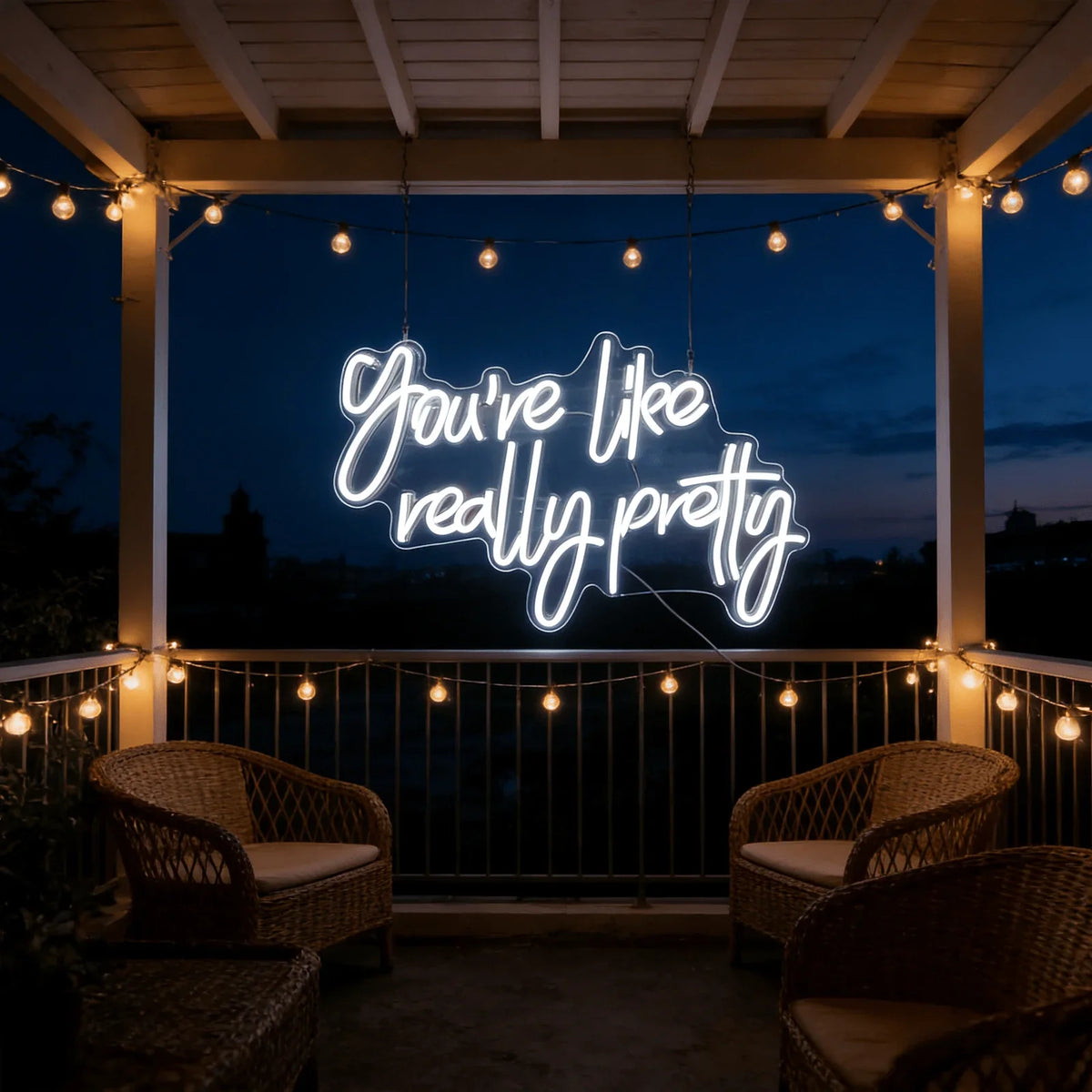 You're Like Really Pretty Neon LED Sign USB Indoor Wall Decor Light for Bedroom Wedding Home Aesthetic Decoration
